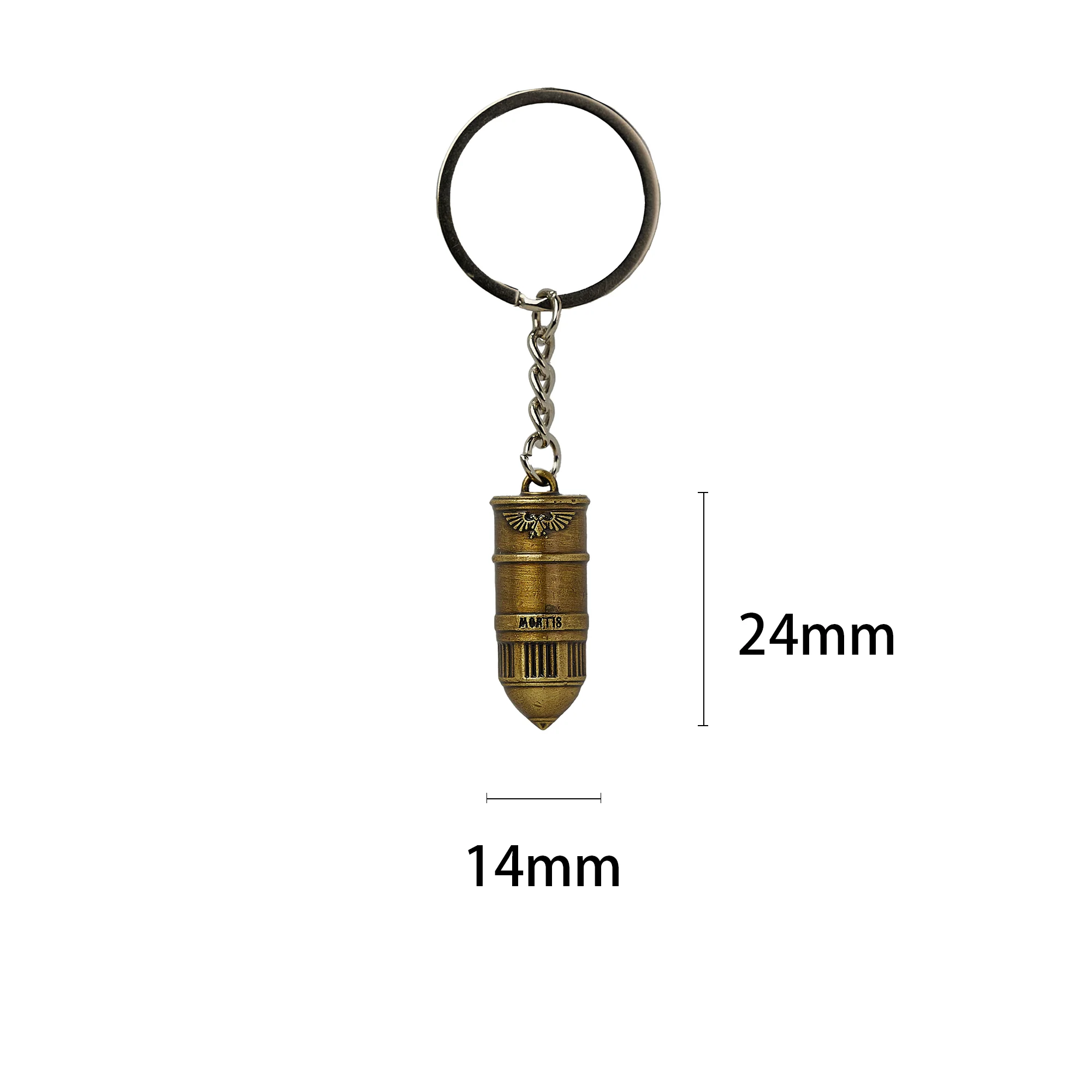 Warhammer Space Marine Bolt Round Keychain bolter bullet - Image 4