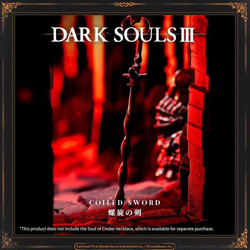 Starforged DARK SOULS III Coiled Sword Pendant Soul of Cinder Game Merchandise Officially Authorized - Image 8