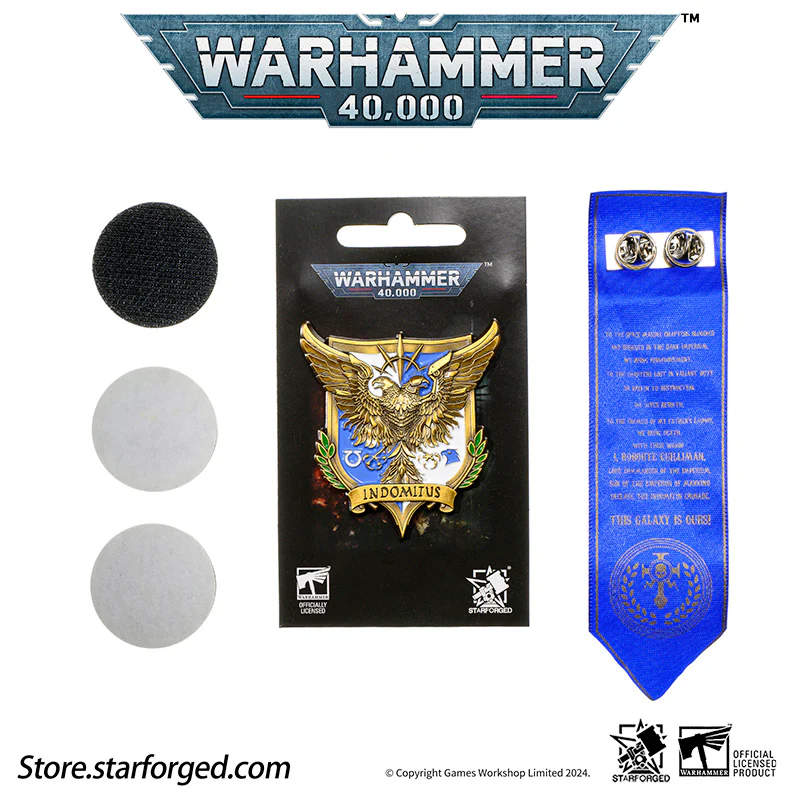 Starforged Brooch Roboute Guilliman Indomitus Crusade Campaign Badge Pin Badge Warhammer 40000 - Image 5