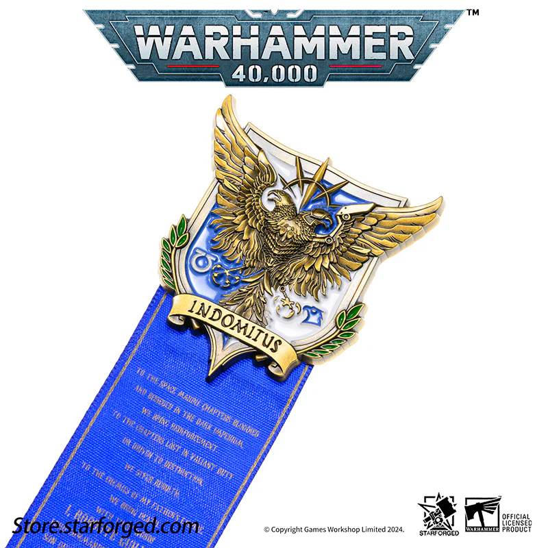 Starforged Brooch Roboute Guilliman Indomitus Crusade Campaign Badge Pin Badge Warhammer 40000 - Image 7