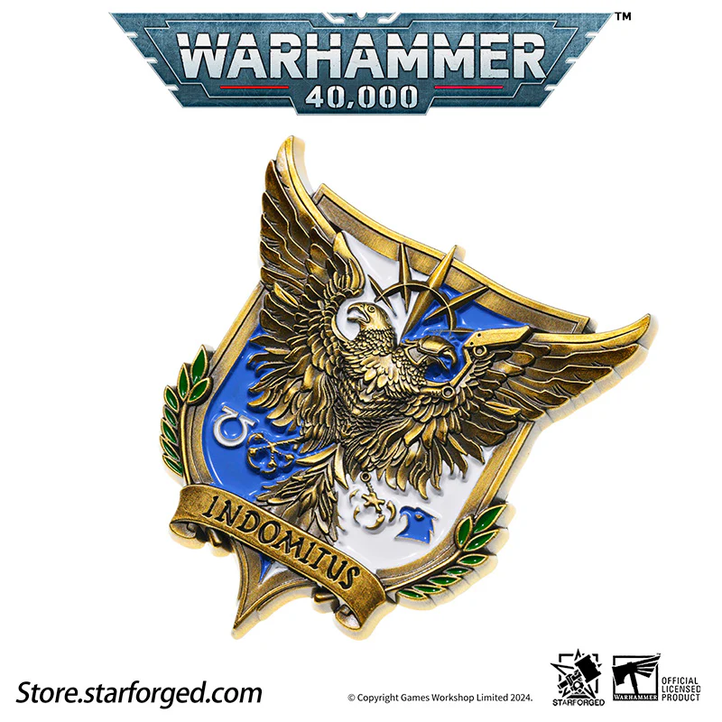 Starforged Brooch Roboute Guilliman Indomitus Crusade Campaign Badge Pin Badge Warhammer 40000 - Image 9