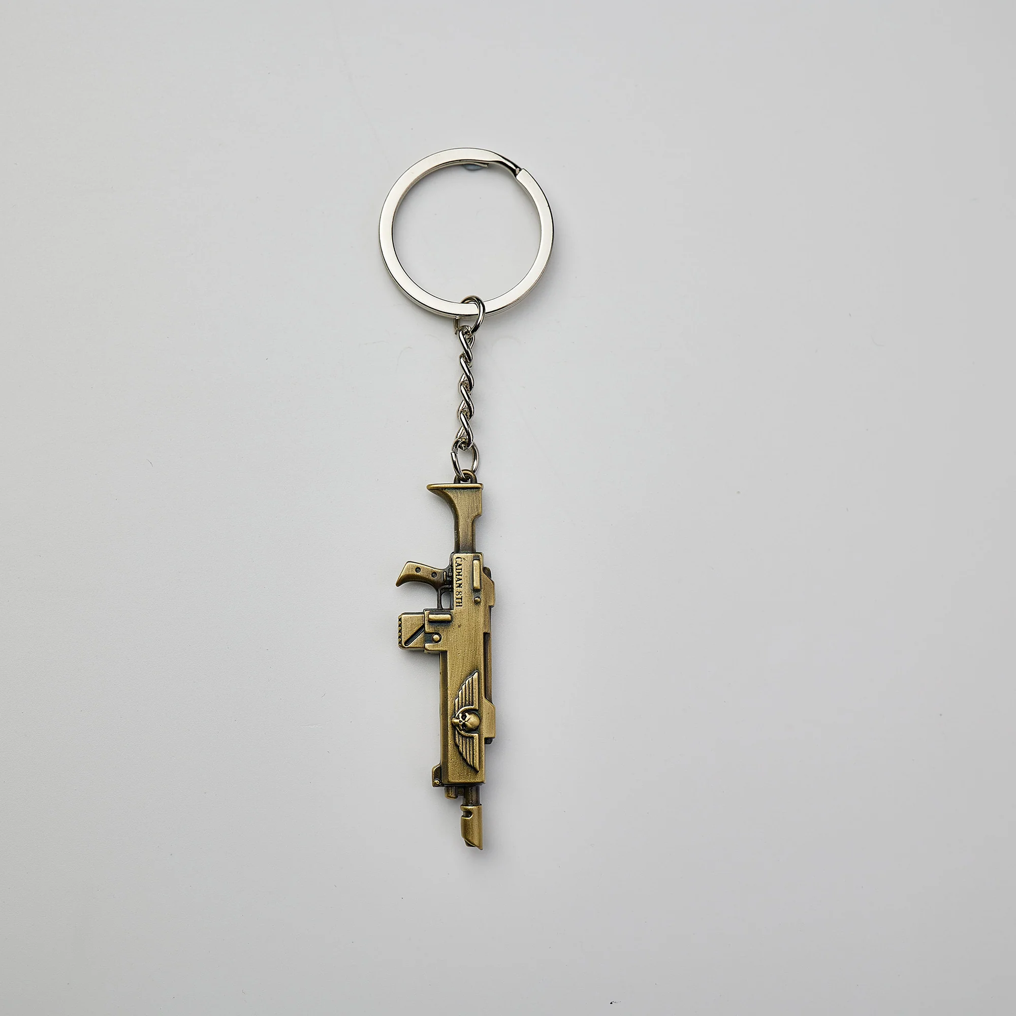 Warhammer 40K Astra Militarum Lasgun Keychain Imperial Guard Starforged - Image 3