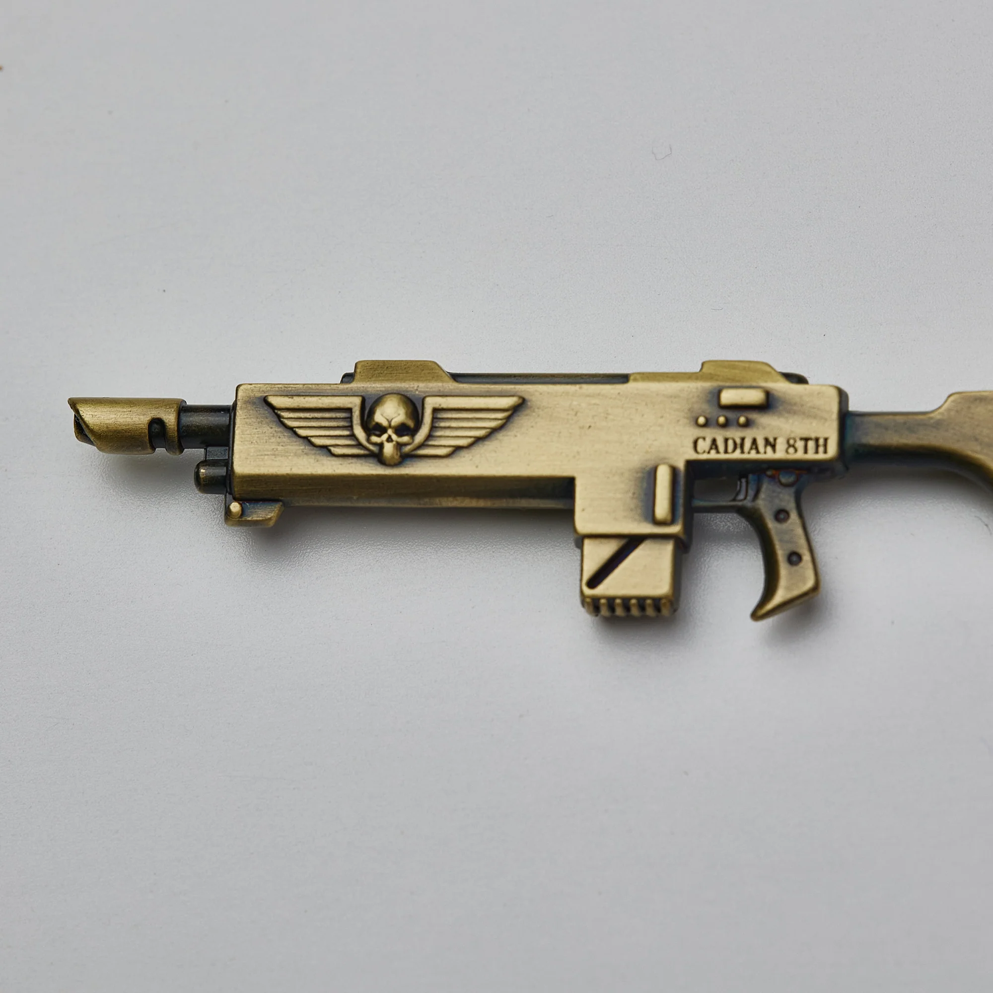 Warhammer 40K Astra Militarum Lasgun Keychain Imperial Guard Starforged - Image 5