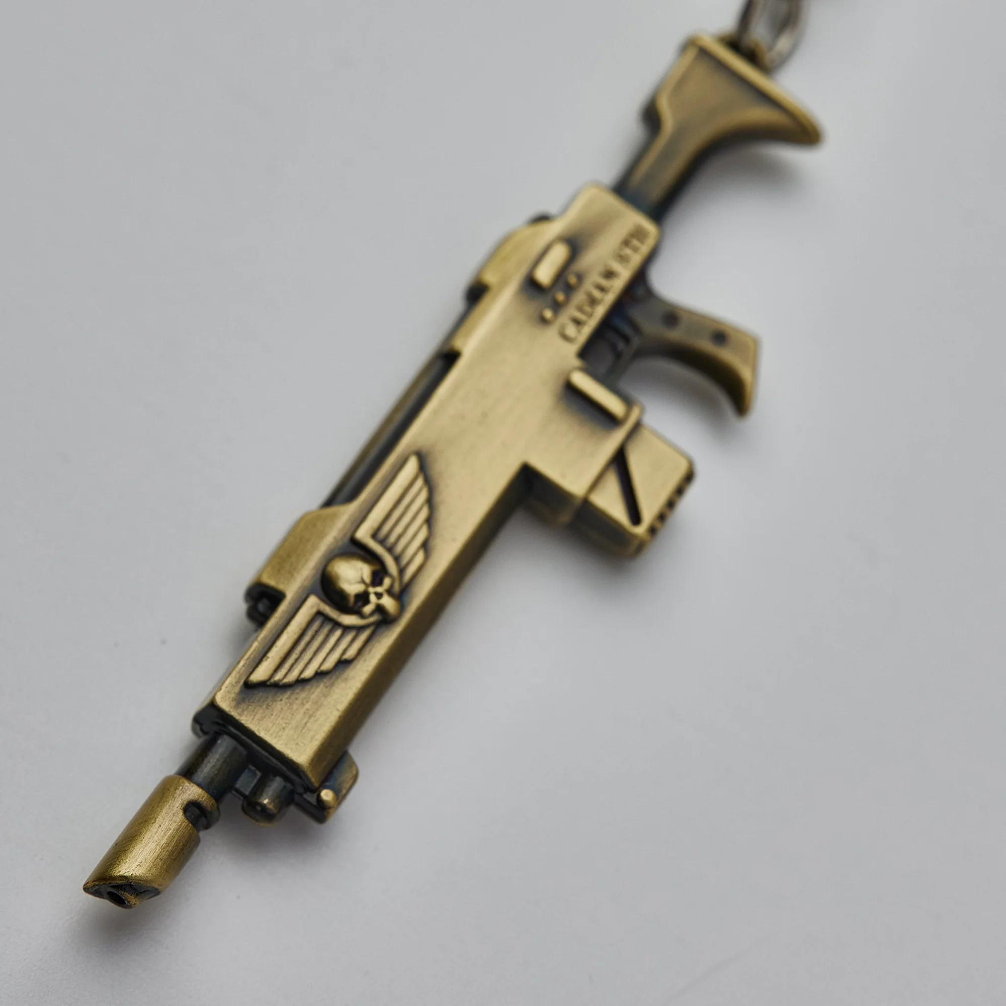 Warhammer 40K Astra Militarum Lasgun Keychain Imperial Guard Starforged - Image 6