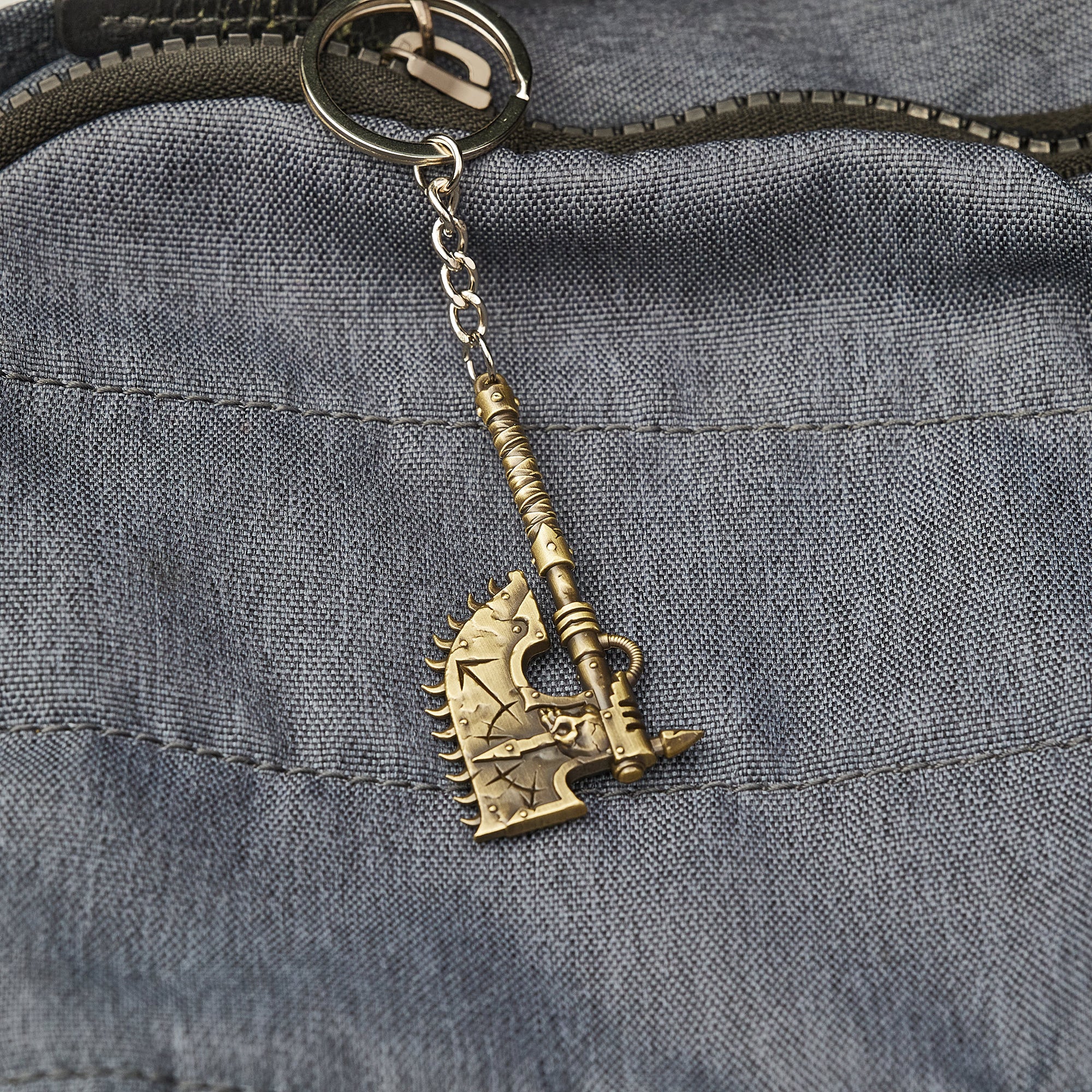 Warhammer Chaos Space Marine Chainaxe Keychain Starforged - Image 5