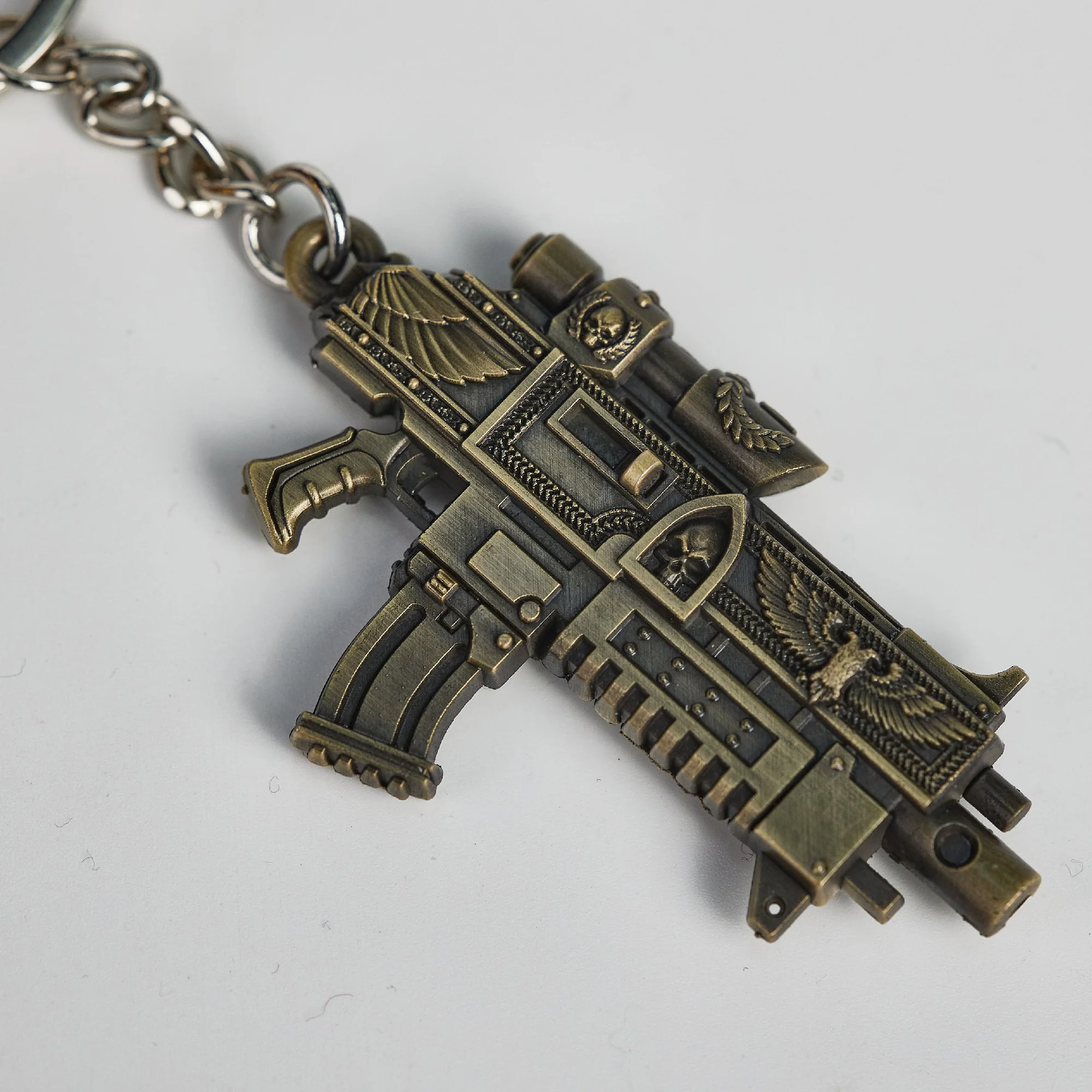 Warhammer Space Marine Weapon Master crafted Bolt Rifle Keychain Starforged - Image 4