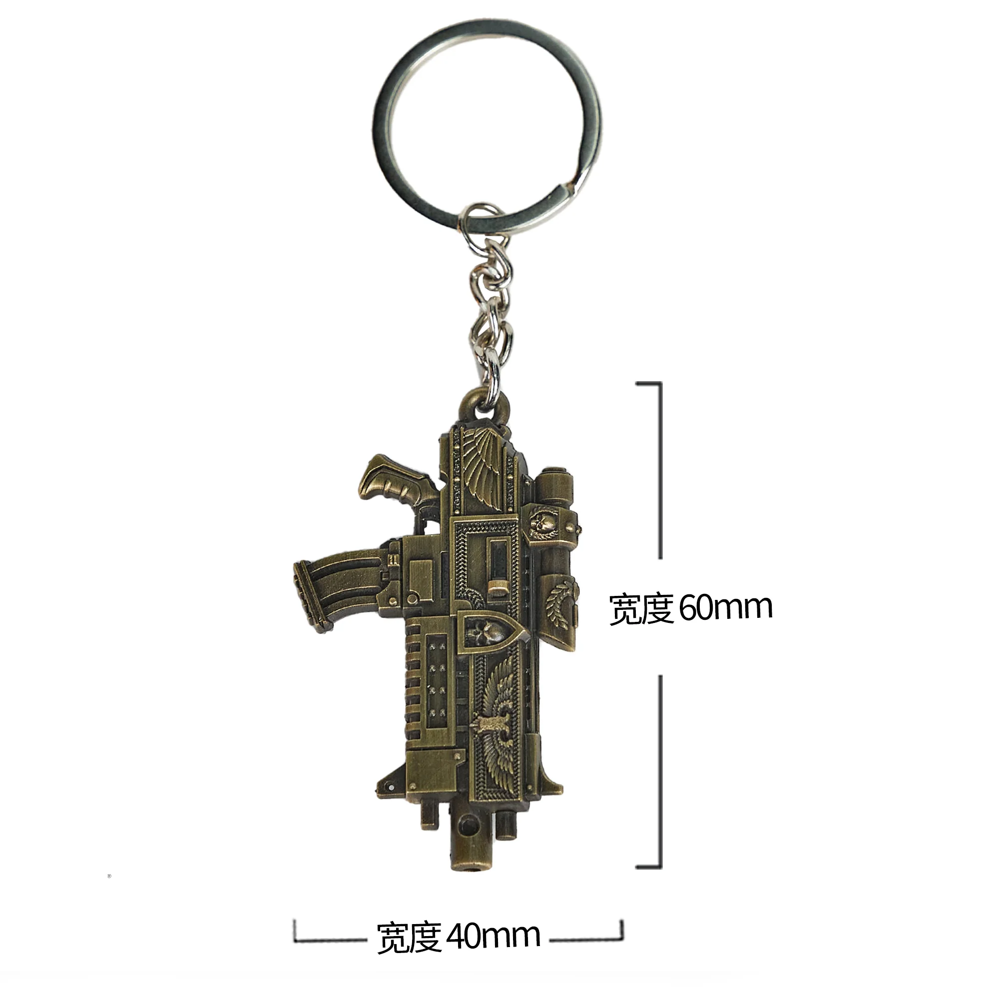Warhammer Space Marine Weapon Master crafted Bolt Rifle Keychain Starforged - Image 7