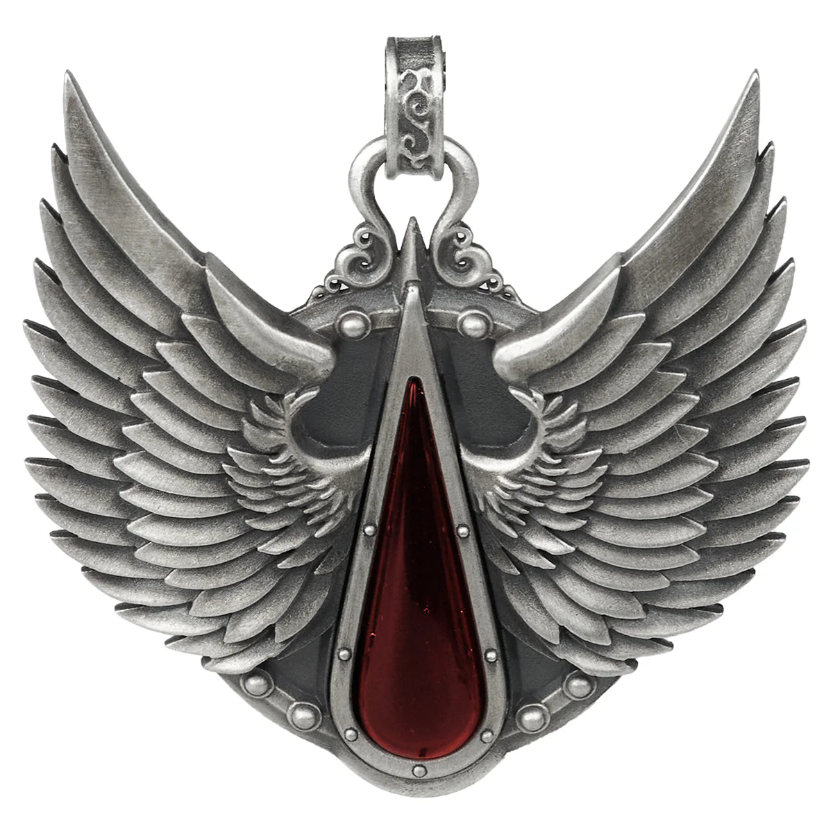 Warhammer 40K Blood Angels Wings Sanguine Pendant Necklace 925 Silver by Starforged - Image 12