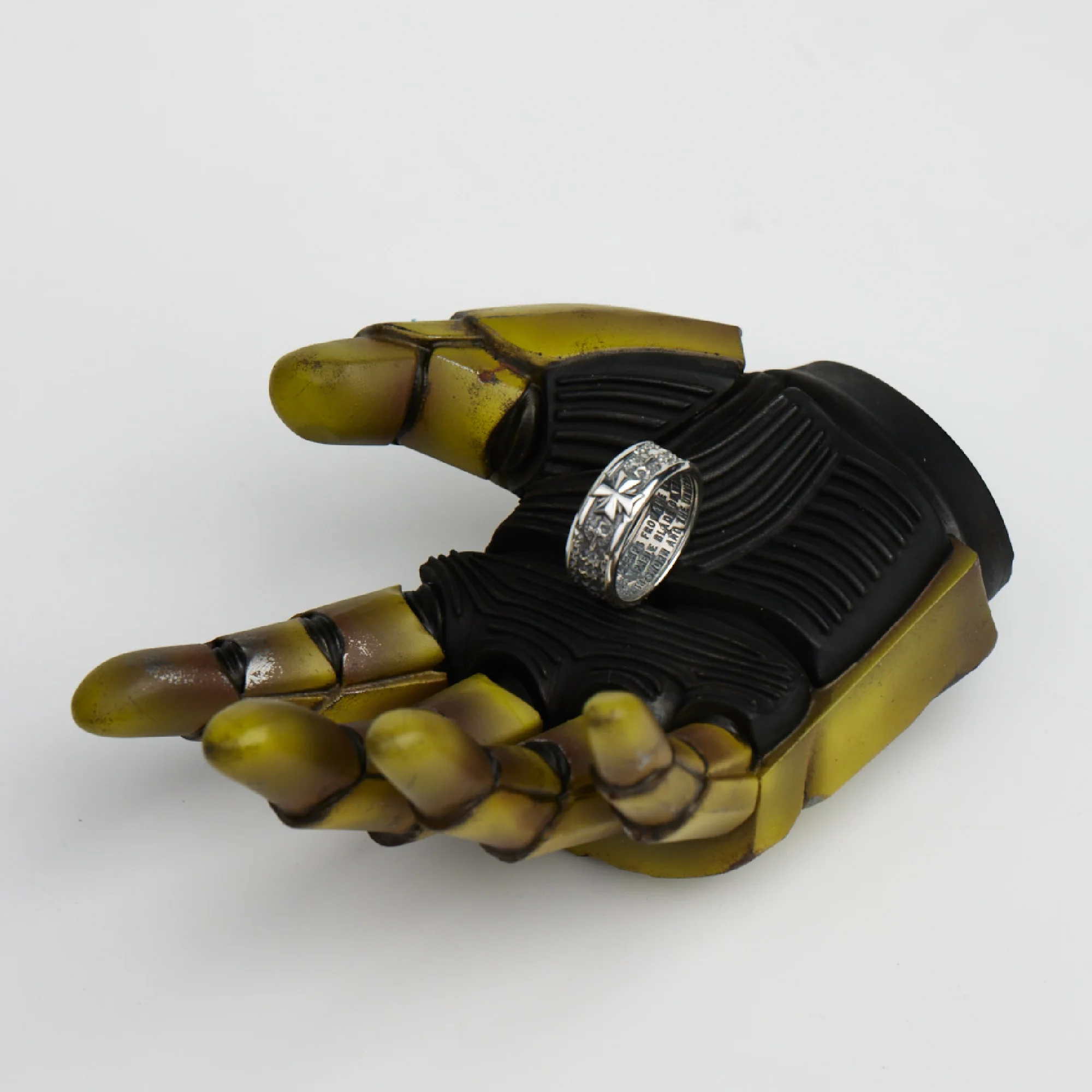 Black Templar Warhammer Ring of Crusader Vows Silver Empire Champion Ring Starforged - Image 3