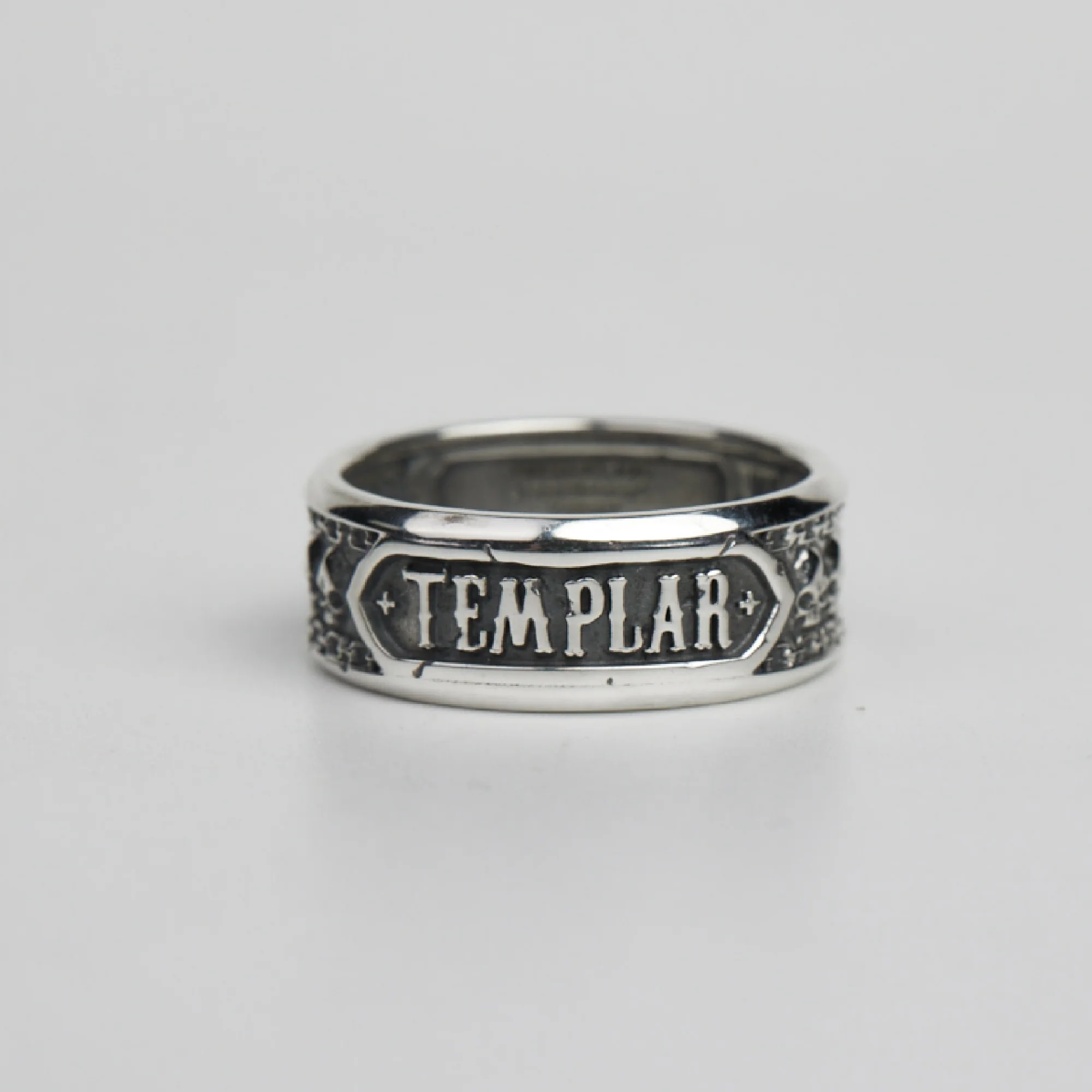 Black Templar Warhammer Ring of Crusader Vows Silver Empire Champion Ring Starforged - Image 4