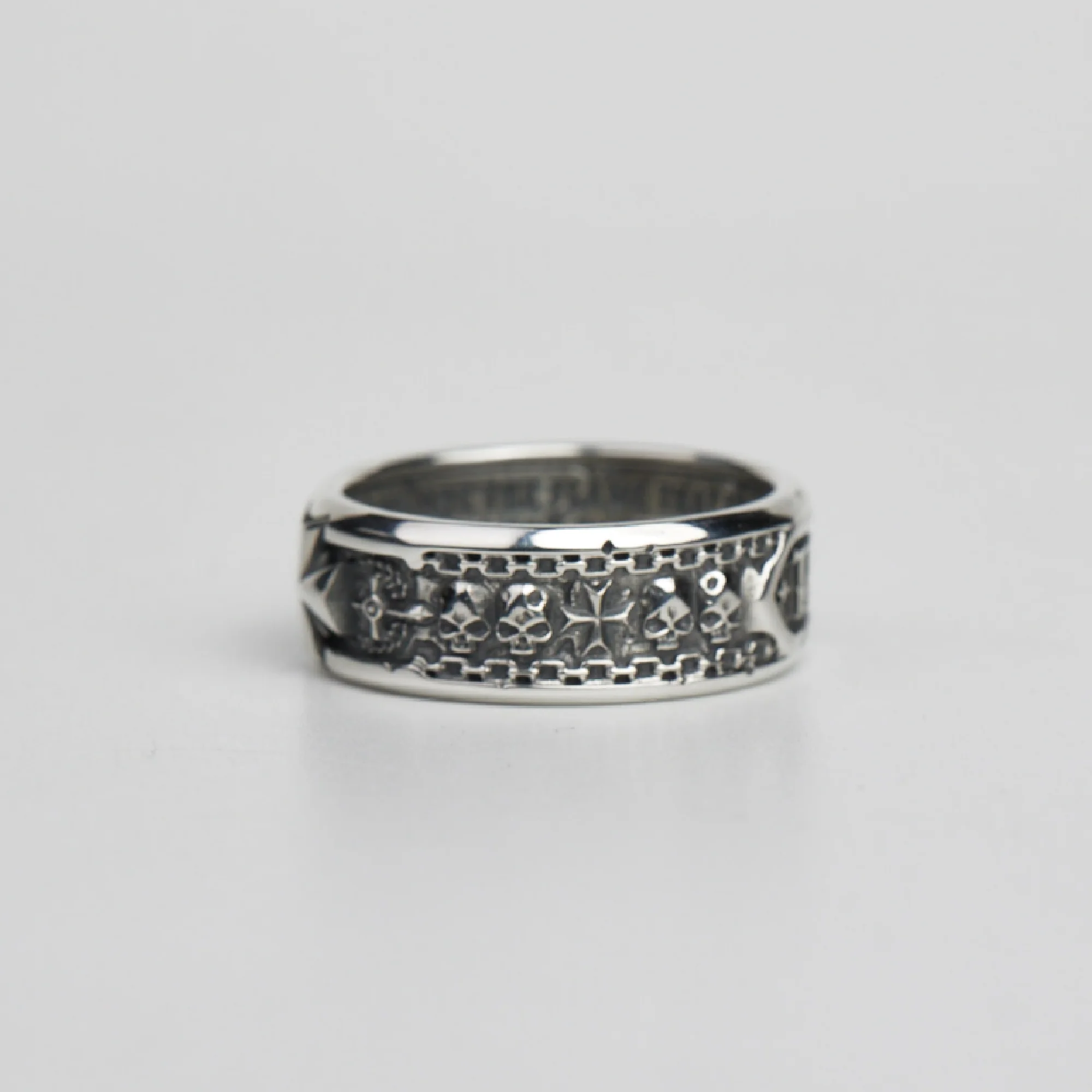 Black Templar Warhammer Ring of Crusader Vows Silver Empire Champion Ring Starforged - Image 5
