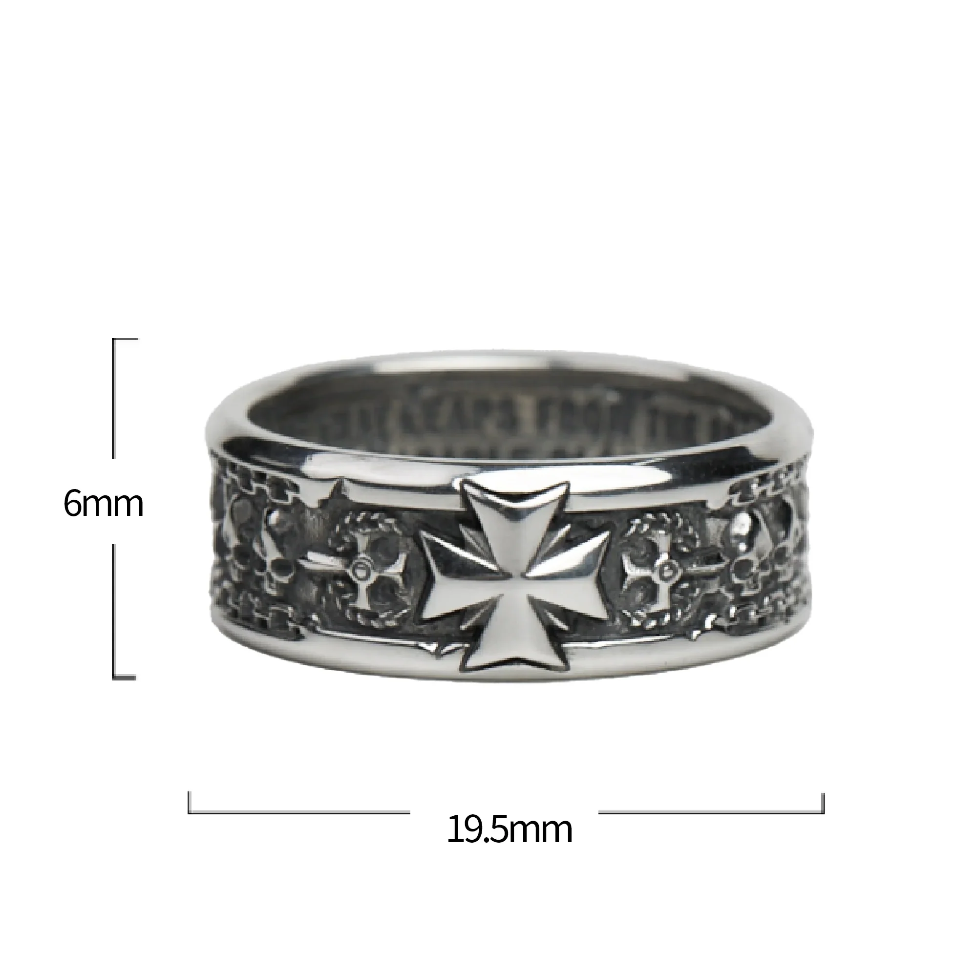 Black Templar Warhammer Ring of Crusader Vows Silver Empire Champion Ring Starforged - Image 8