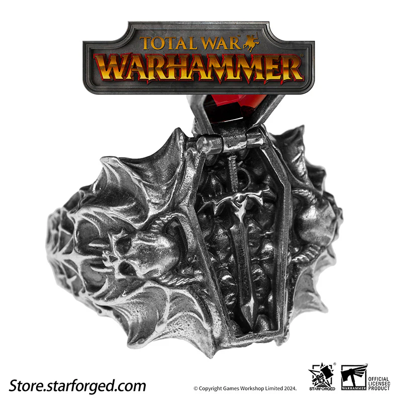 Rings of Immortal Oath Total War Warhammer III Isabella & Vlad Couple's Ring Starforged - Image 7
