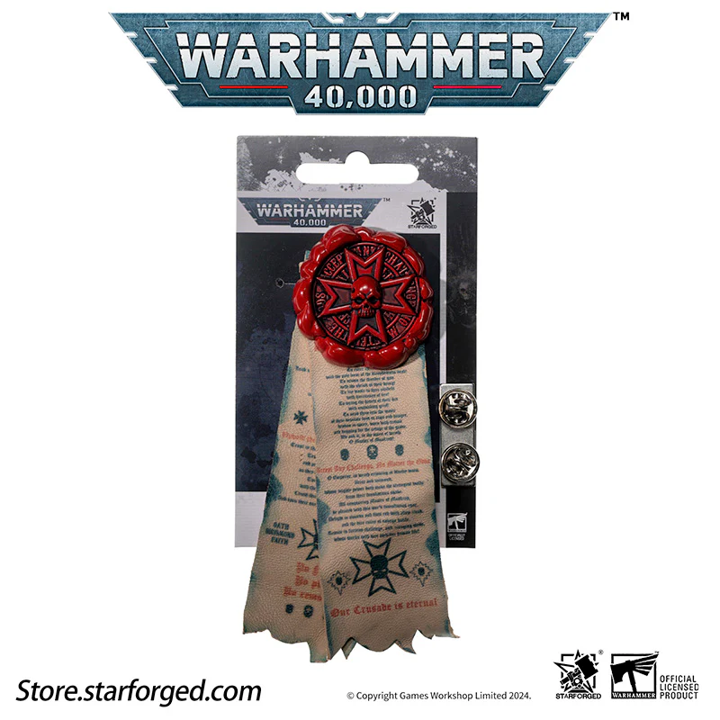 Warhammer 40000 Black Templars Purity Seals Cross badge Starforged - Image 11