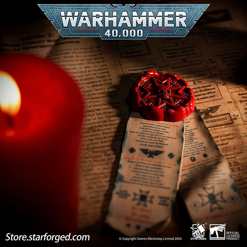 Warhammer 40000 Black Templars Purity Seals Cross badge Starforged - Image 3