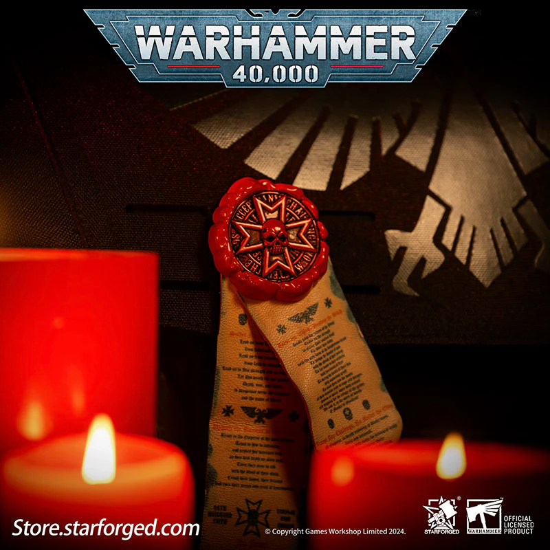 Warhammer 40000 Black Templars Purity Seals Cross badge Starforged - Image 5