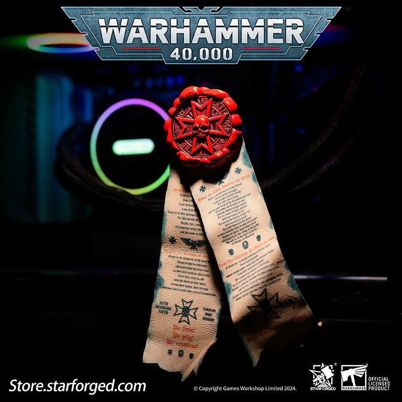 Warhammer 40000 Black Templars Purity Seals Cross badge Starforged - Image 6