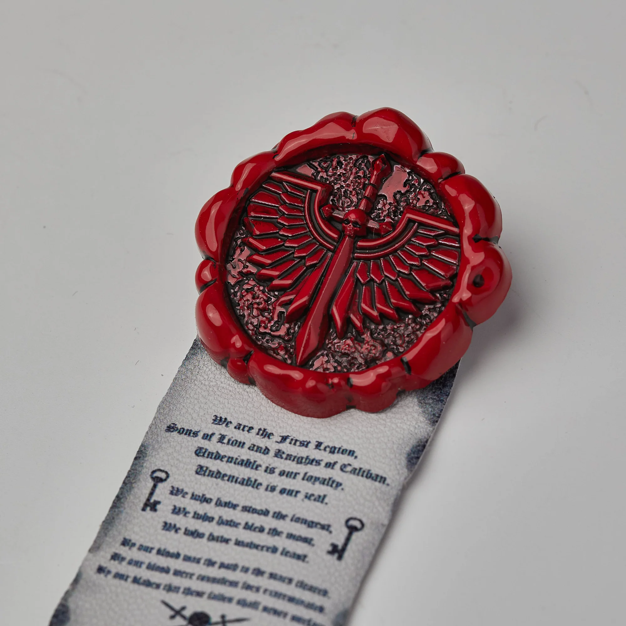 Warhammer 40K Dark Angels Purity Seals Lion El'Jonson Legion Commemorative Badge Starforged - Image 4
