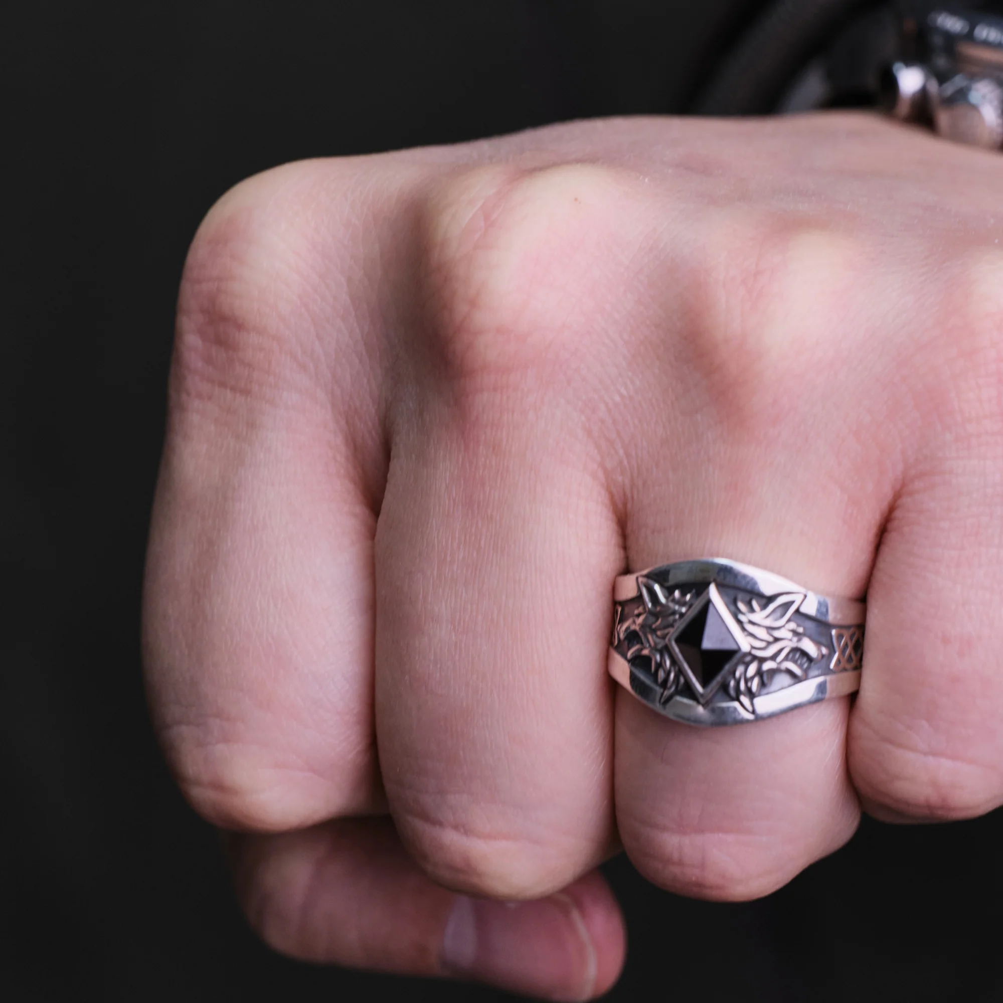 Warhammer 40K Space Wolves Ring of Leman Russ Wolf King Memorial Ring Starforged - Image 7
