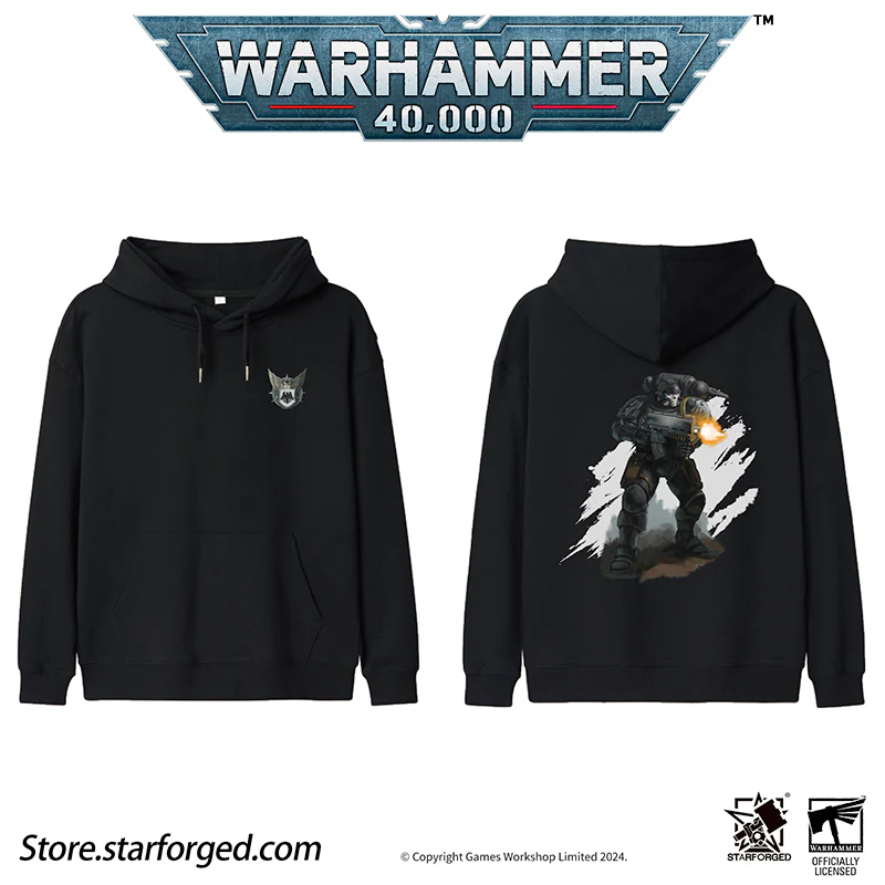 Starforged Warhammer 40K Honor Guard Series Themed Hoodie Space Marines 2 Men's Sweatshirts Other - Image 22