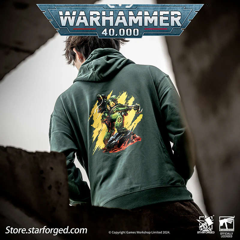 Starforged Warhammer 40K Honor Guard Series Themed Hoodie Space Marines 2 Men's Sweatshirts Other - Image 7