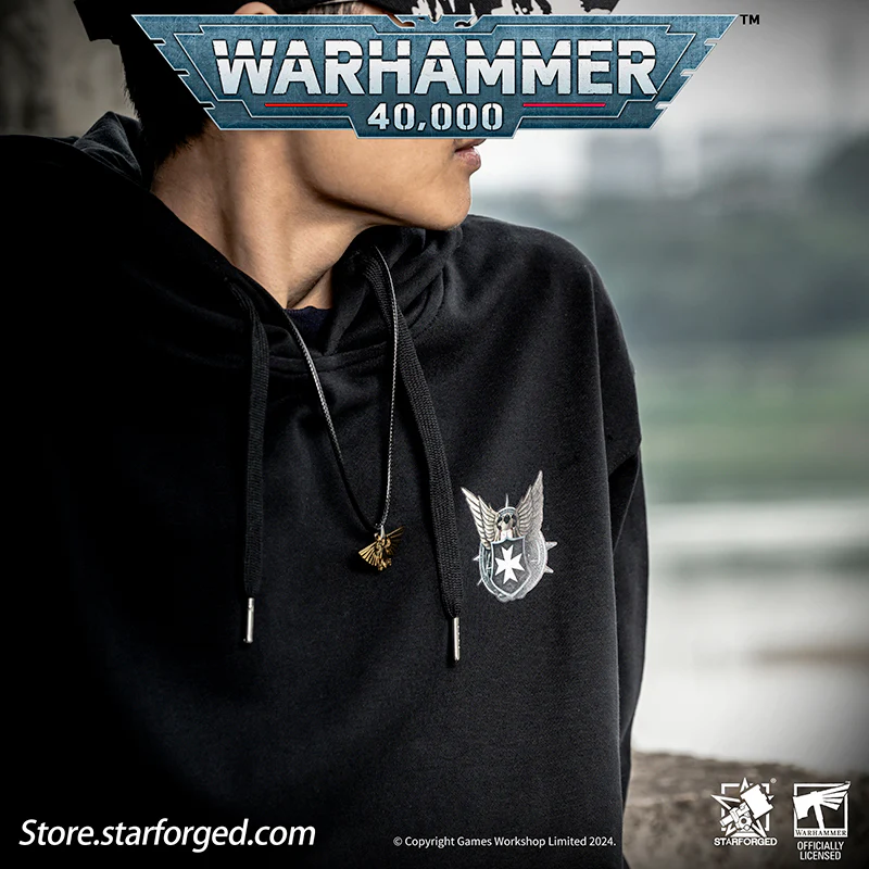 Starforged Warhammer 40K Honor Guard Series Themed Hoodie Space Marines 2 Men's Sweatshirts Other - Image 9