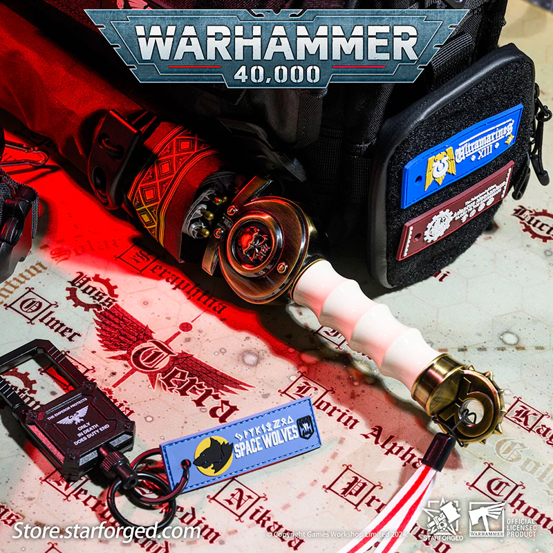 Starforged lmperial Armed Forces Morale Patches Velcro Warhammer 40K WH40 Space Wolves & Dark Blood Angels Other - Image 3