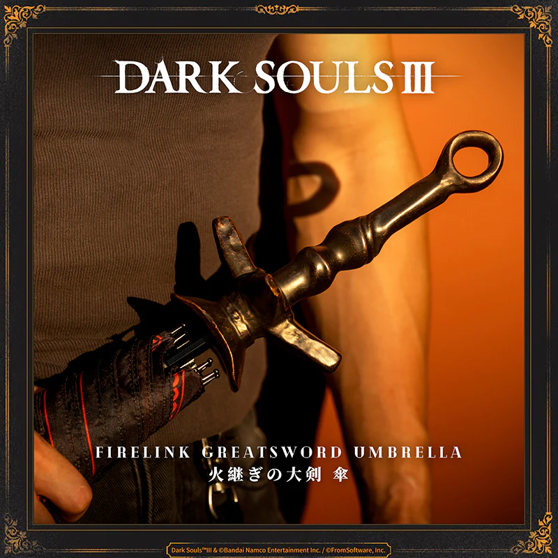 Starforged DARK SOULS III Firelink Greatsword Umbrella Game Merchandise Officially Authorized - Image 6