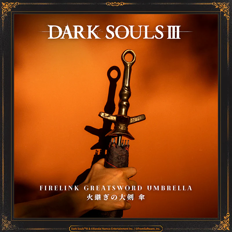 Starforged DARK SOULS III Firelink Greatsword Umbrella Game Merchandise Officially Authorized - Image 7