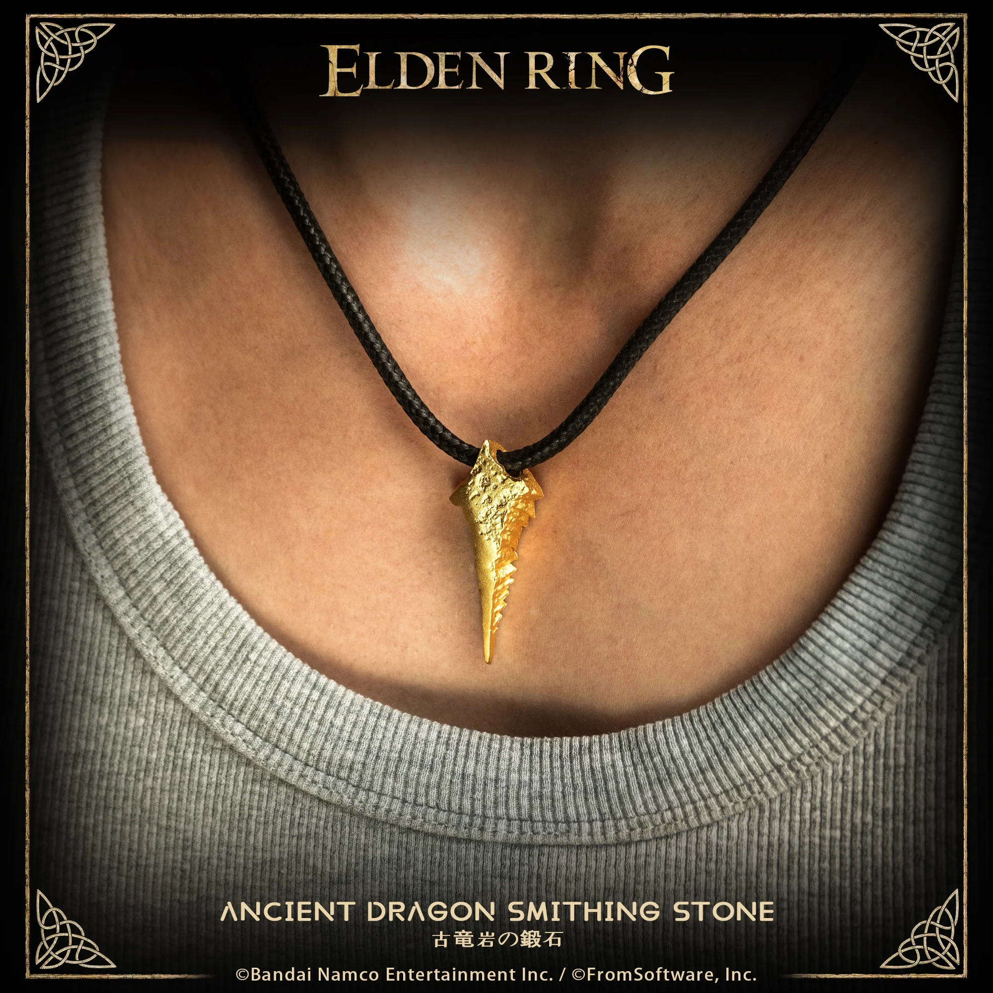 Starforged ELDEN RING Ancient Dragon Smithing Stone Somber Ancient Dragon Smithing Stone Necklace Pendant Accessories Game Merchandise Officially Authorized - Image 9