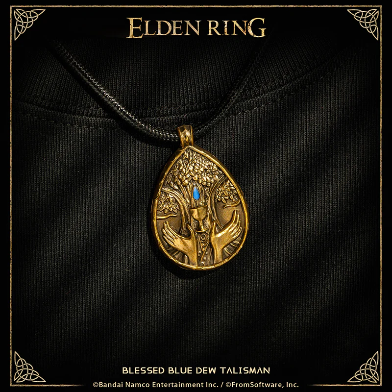 Starforged ELDEN RING Blessed Dew Talisman & Blessed Blue Dew Talisman Accessories Game Merchandise Officially Authorized - Image 13