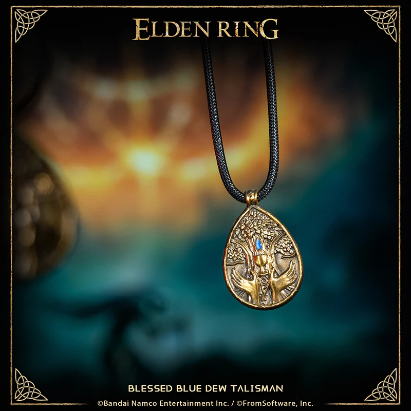 Starforged ELDEN RING Blessed Dew Talisman & Blessed Blue Dew Talisman Accessories Game Merchandise Officially Authorized - Image 15