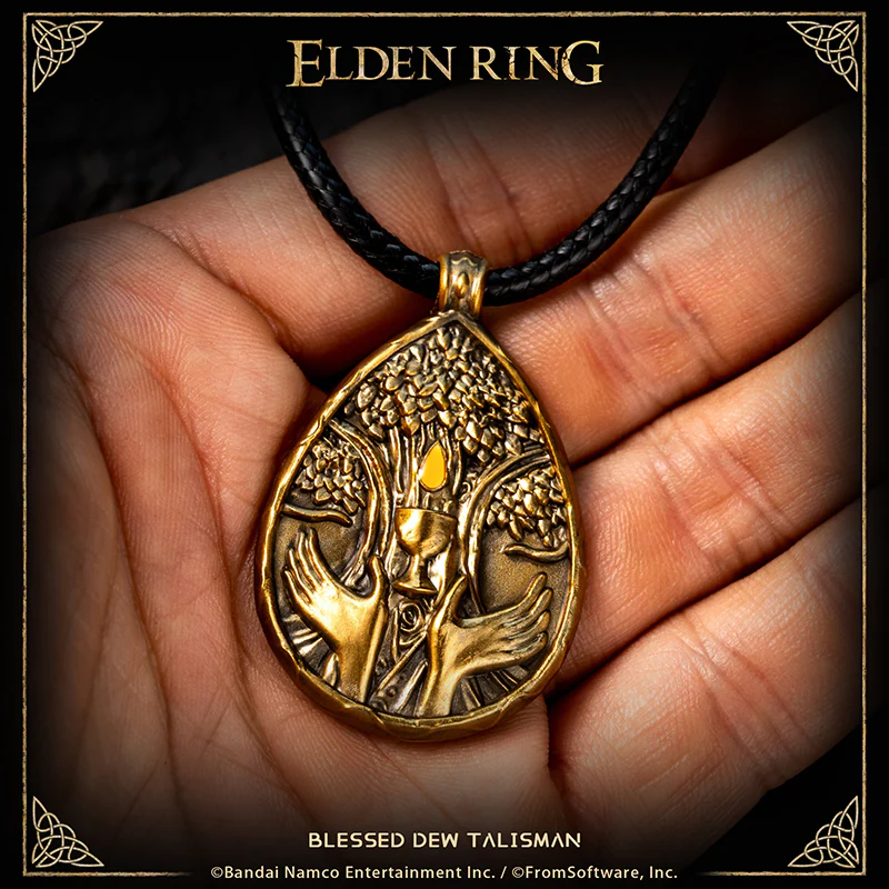Starforged ELDEN RING Blessed Dew Talisman & Blessed Blue Dew Talisman Accessories Game Merchandise Officially Authorized - Image 16