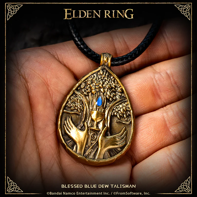 Starforged ELDEN RING Blessed Dew Talisman & Blessed Blue Dew Talisman Accessories Game Merchandise Officially Authorized - Image 17