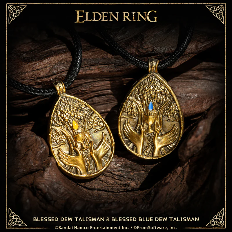 Starforged ELDEN RING Blessed Dew Talisman & Blessed Blue Dew Talisman Accessories Game Merchandise Officially Authorized - Image 3