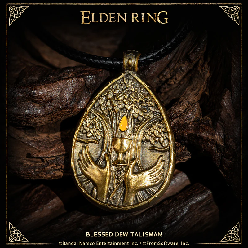 Starforged ELDEN RING Blessed Dew Talisman & Blessed Blue Dew Talisman Accessories Game Merchandise Officially Authorized - Image 4