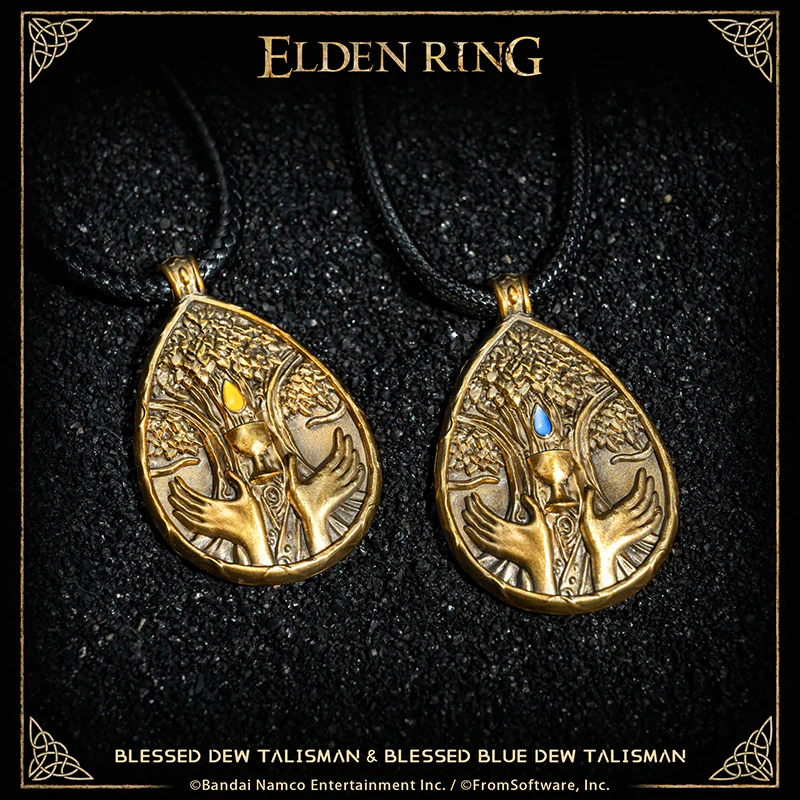 Starforged ELDEN RING Blessed Dew Talisman & Blessed Blue Dew Talisman Accessories Game Merchandise Officially Authorized - Image 5