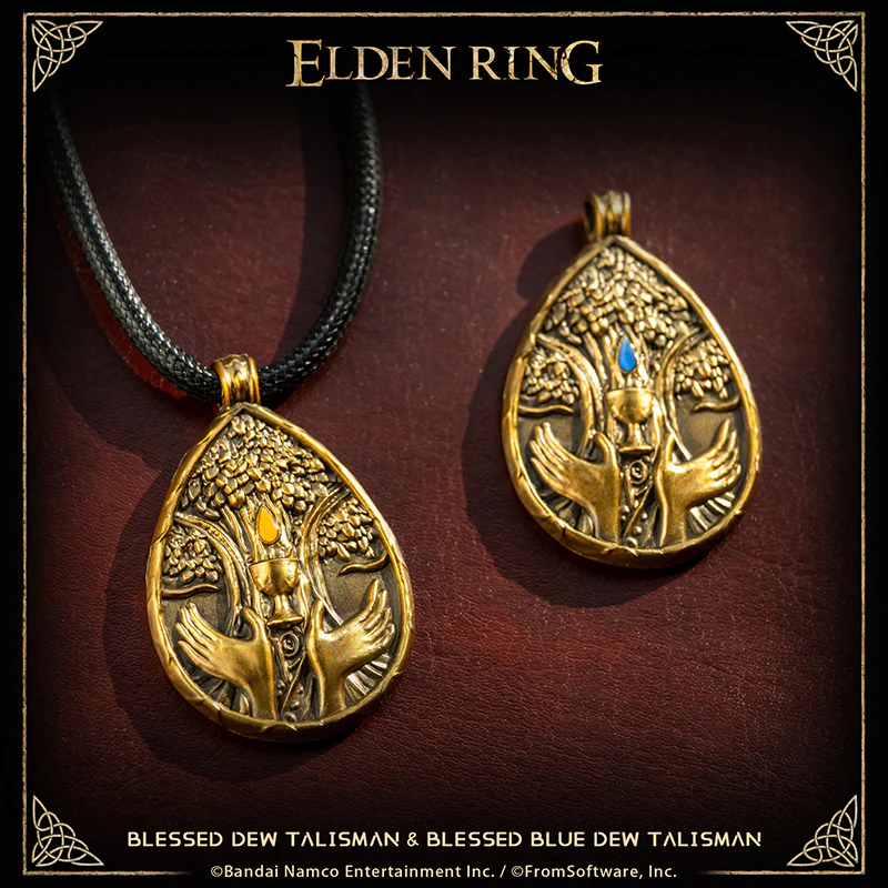 Starforged ELDEN RING Blessed Dew Talisman & Blessed Blue Dew Talisman Accessories Game Merchandise Officially Authorized - Image 6