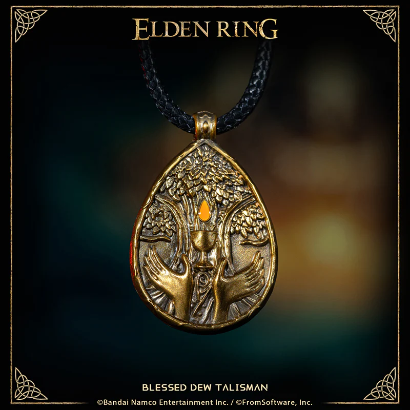 Starforged ELDEN RING Blessed Dew Talisman & Blessed Blue Dew Talisman Accessories Game Merchandise Officially Authorized - Image 7