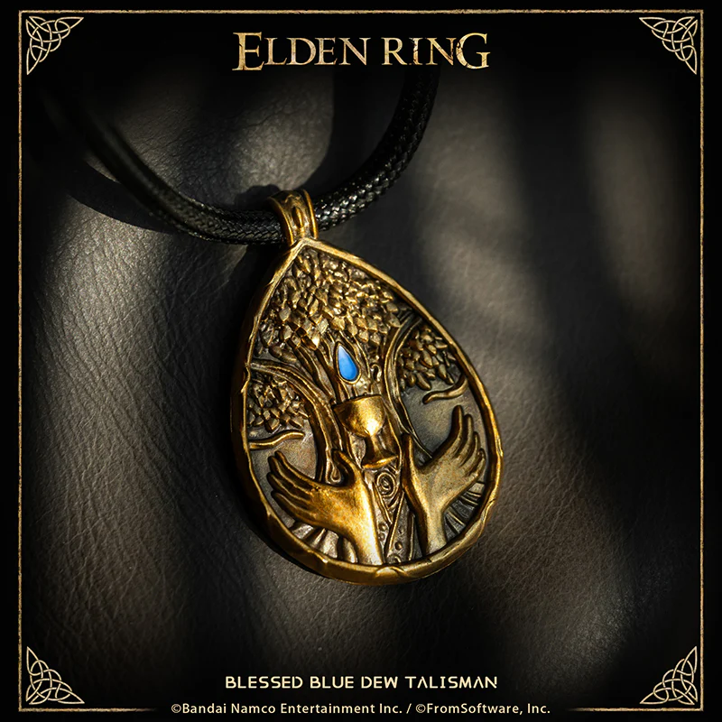 Starforged ELDEN RING Blessed Dew Talisman & Blessed Blue Dew Talisman Accessories Game Merchandise Officially Authorized - Image 9