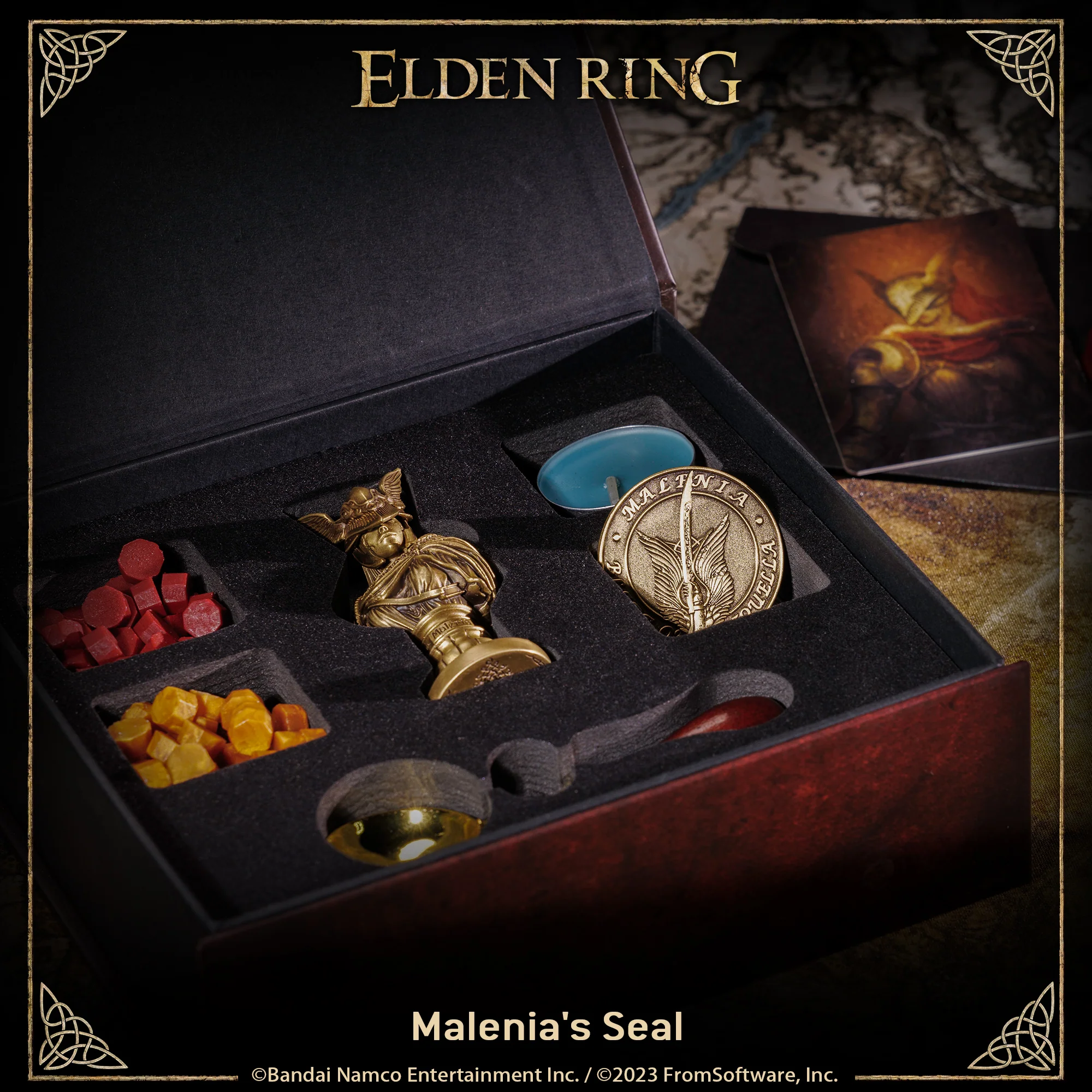 Starforged ELDEN RING Malenia Sealing Wax Statue Commemorative coins genuine authorized 1 set Other - Image 3