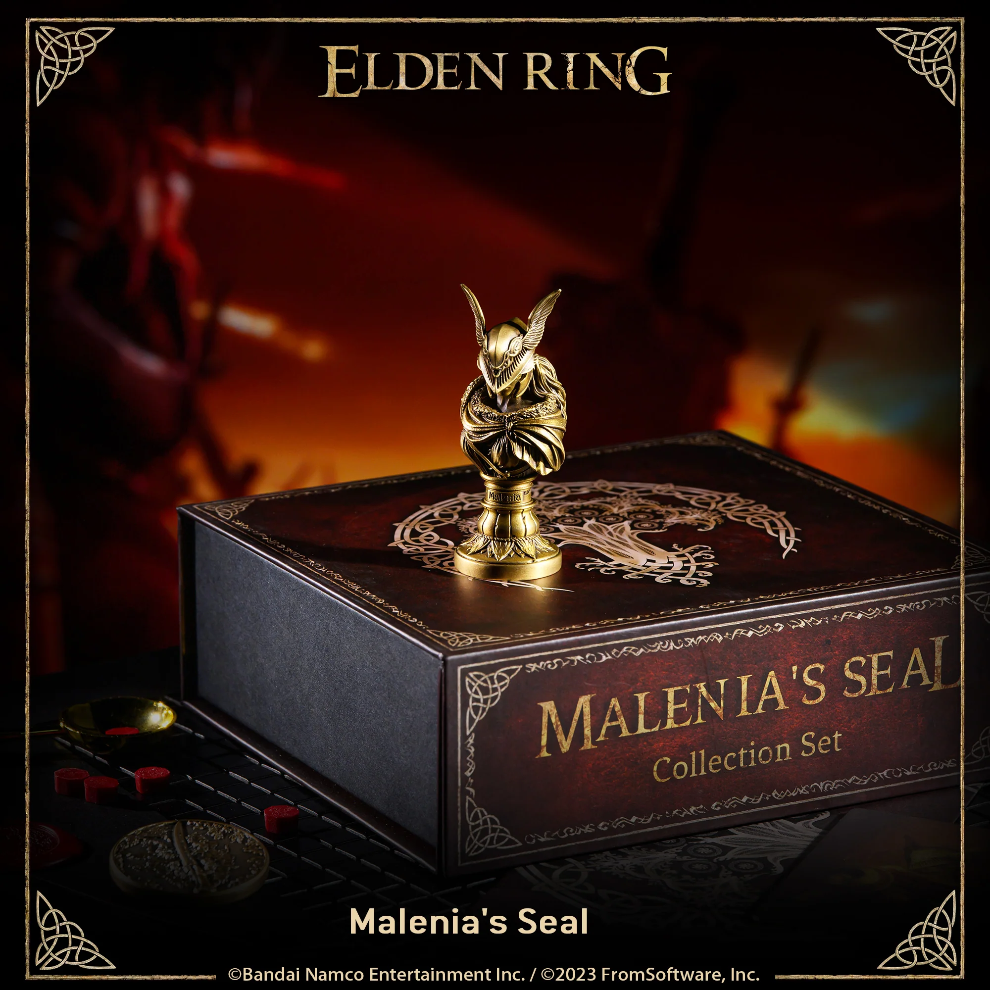 Starforged ELDEN RING Malenia Sealing Wax Statue Commemorative coins genuine authorized 1 set Other - Image 5