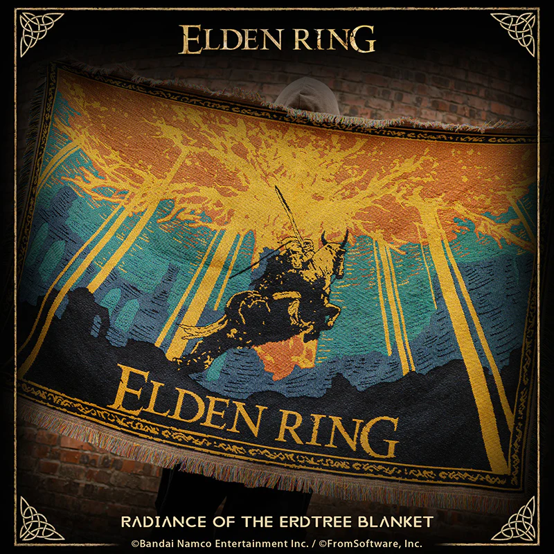 Starforged ELDEN RING Merchandise Tapestry Golden Tree’s Radiance Game Merchandise Officially Authorized - Image 12