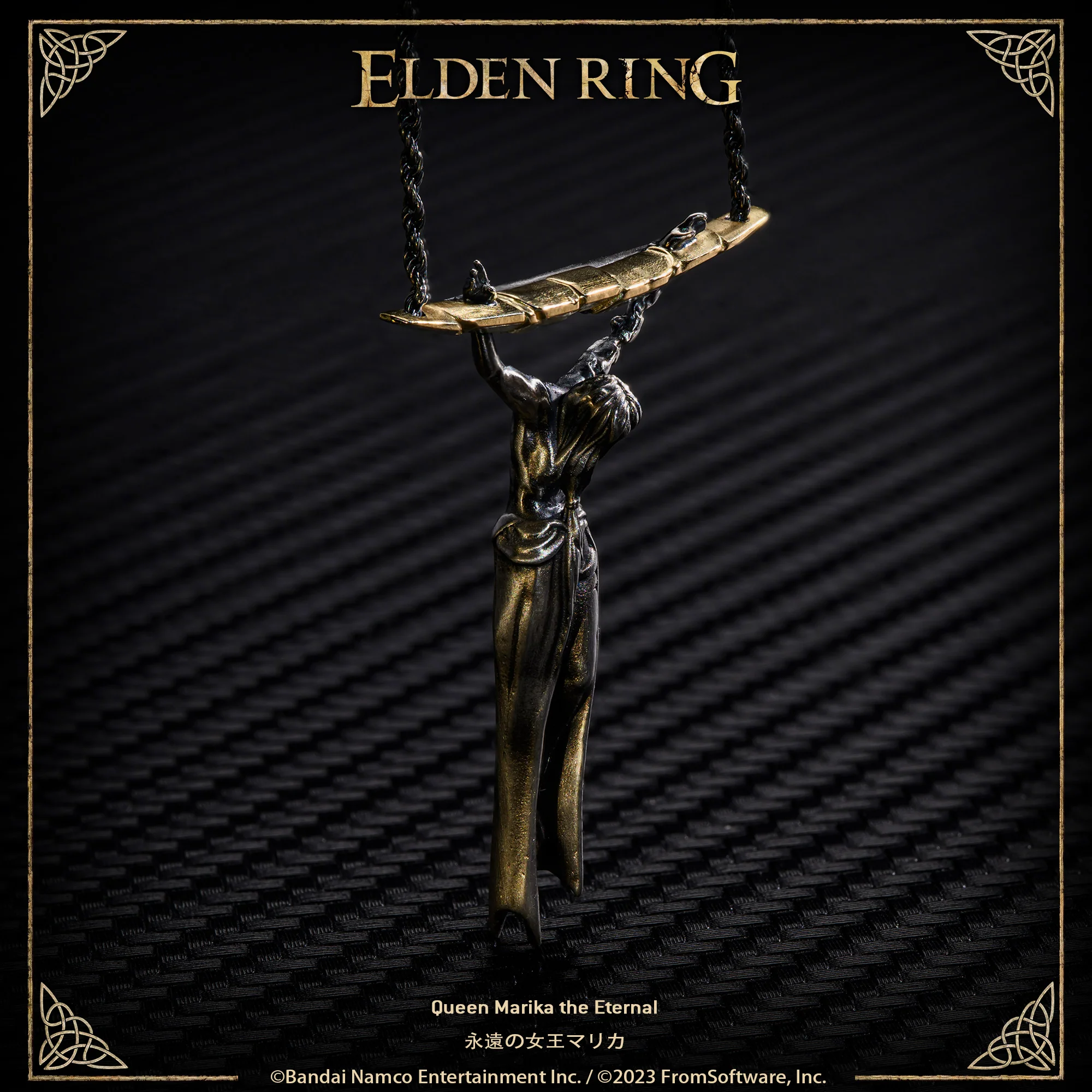 Starforged ELDEN RING Queen Marika the Eternal Gold Necklace Men's Jewelry Video Game Peripheral - Image 3