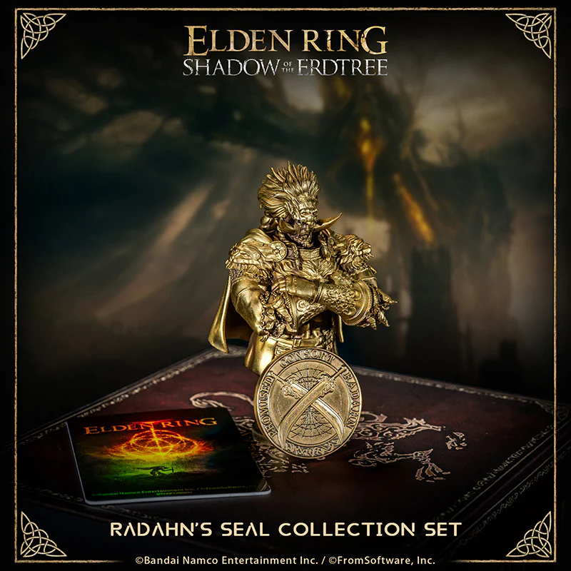 Starforged ELDEN RING Radahn Sealing Wax Statue Commemorative Coins Game Merchandise Officially Authorized - Image 3