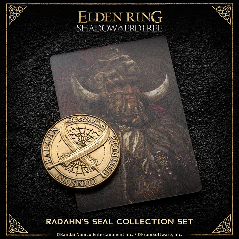 Starforged ELDEN RING Radahn Sealing Wax Statue Commemorative Coins Game Merchandise Officially Authorized - Image 5