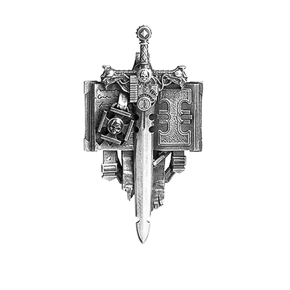 Starforged Grey Knights Exorcism Scripture Warhammer 40K Sterling Silver Necklace Space Marine - Image 5