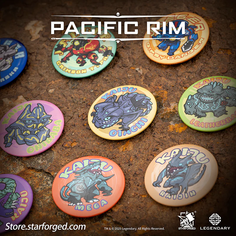 Starforged Pacific Rim Pin Badge Set Men's Accessories Official License - Image 3