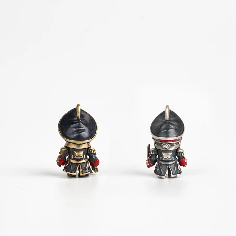 Starforged Pocket Commissar Couple Necklace Warhammer 40000 Gifts Silver Jewelry Pendant - Image 7