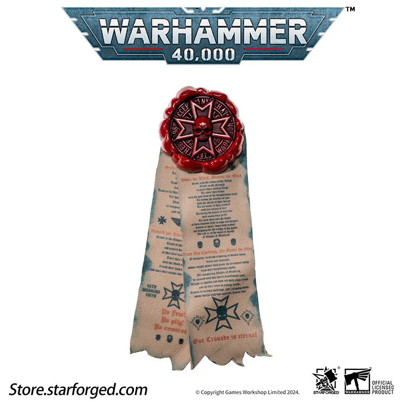Warhammer 40000 Black Templars Purity Seals Cross badge Starforged - Image 10